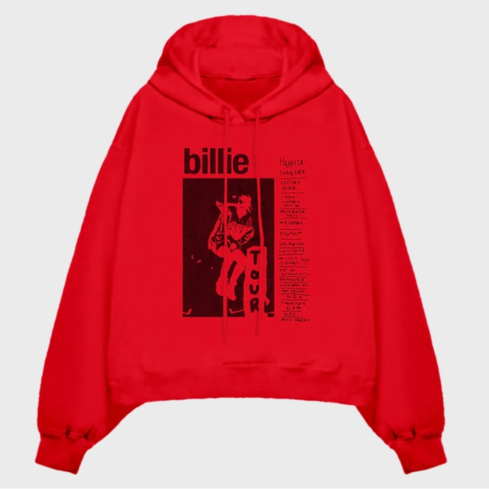 Billie Eilish tour sweatshirt